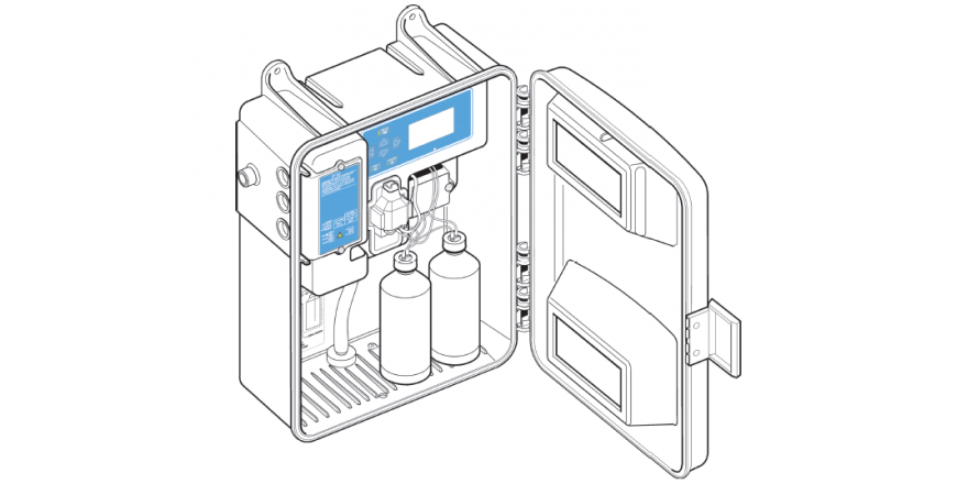 تعمیر کلرسنج CL17 chlorine analyzer برند Hach